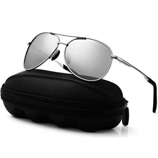 Polarized Aviator Sunglasses with UV400 Protection