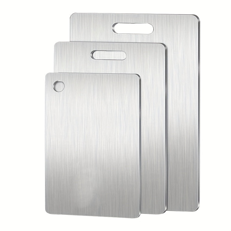 Lightweight Food-Safe Stainless Steel Cutting Board