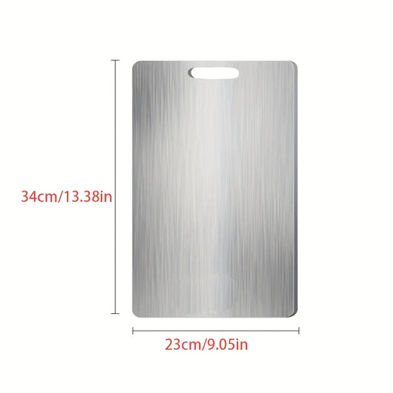 Lightweight Food-Safe Stainless Steel Cutting Board