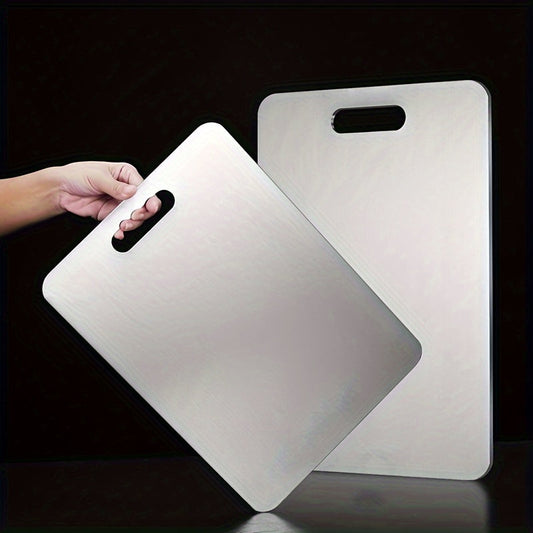 Lightweight Food-Safe Stainless Steel Cutting Board