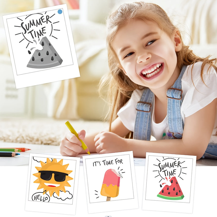 Kids Instant Photo Printing Camera with Timer and USB Charging