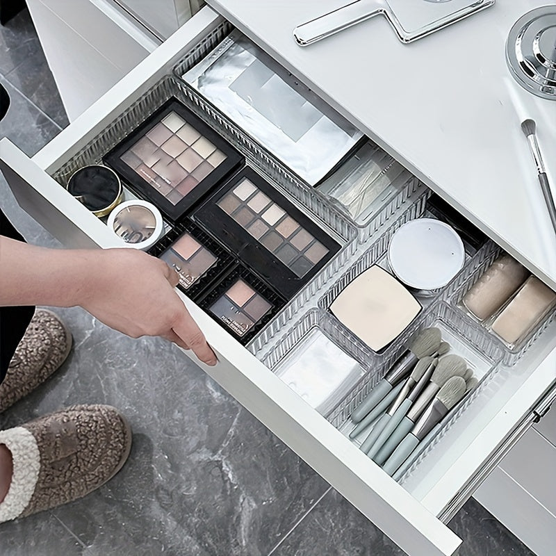 Transparent Acrylic Makeup Organizer with Multiple Drawers