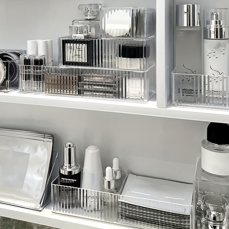 Transparent Acrylic Makeup Organizer with Multiple Drawers