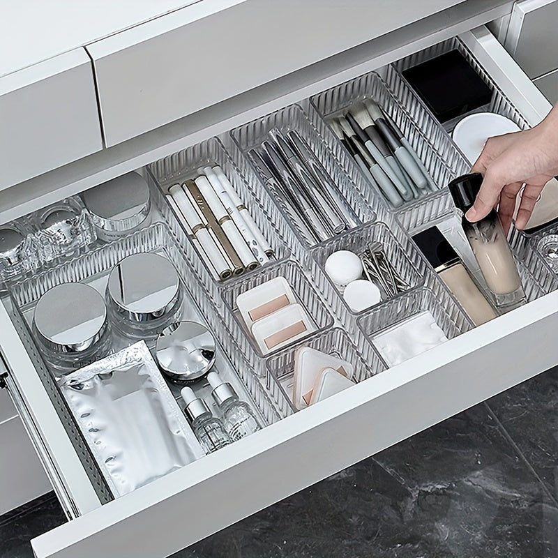 Transparent Acrylic Makeup Organizer with Multiple Drawers