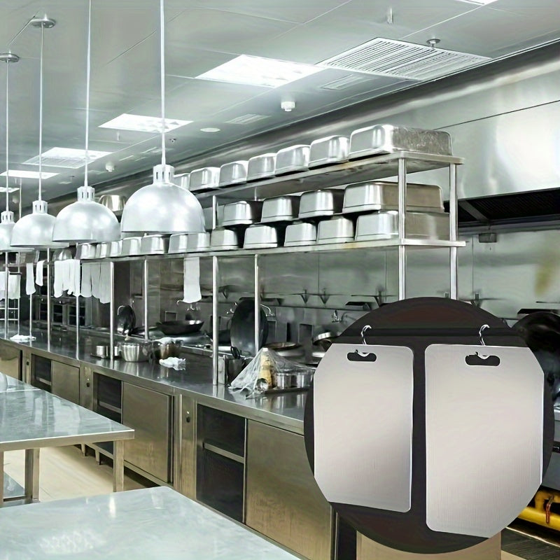 Stainless Steel Cutting Board - Food-Grade 304 Surface