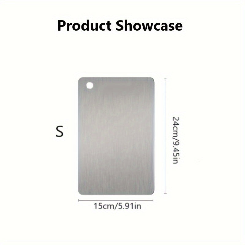 Stainless Steel Cutting Board - Food-Grade 304 Surface