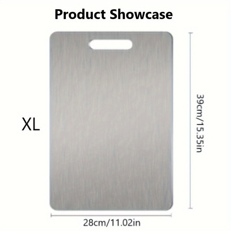 Stainless Steel Cutting Board - Food-Grade 304 Surface