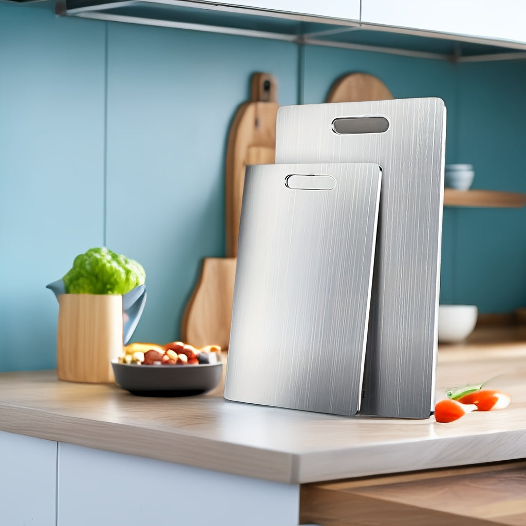 Stainless Steel Cutting Board - Food-Grade 304 Surface
