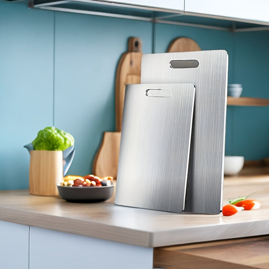Stainless Steel Cutting Board - Food-Grade 304 Surface