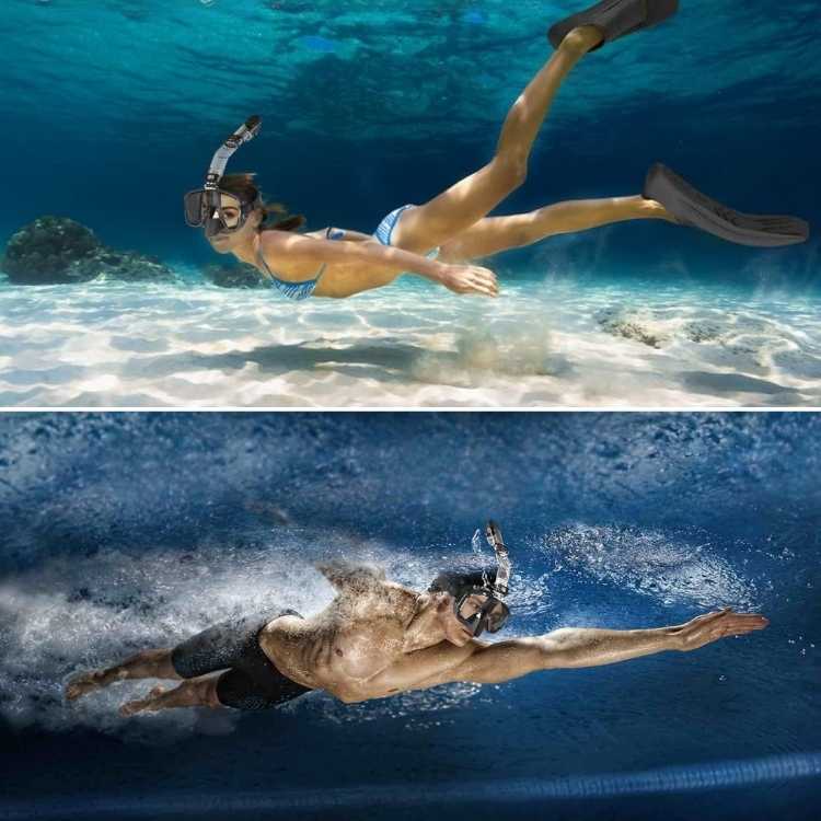 Foldable Snorkel Mask with 180° Panoramic View