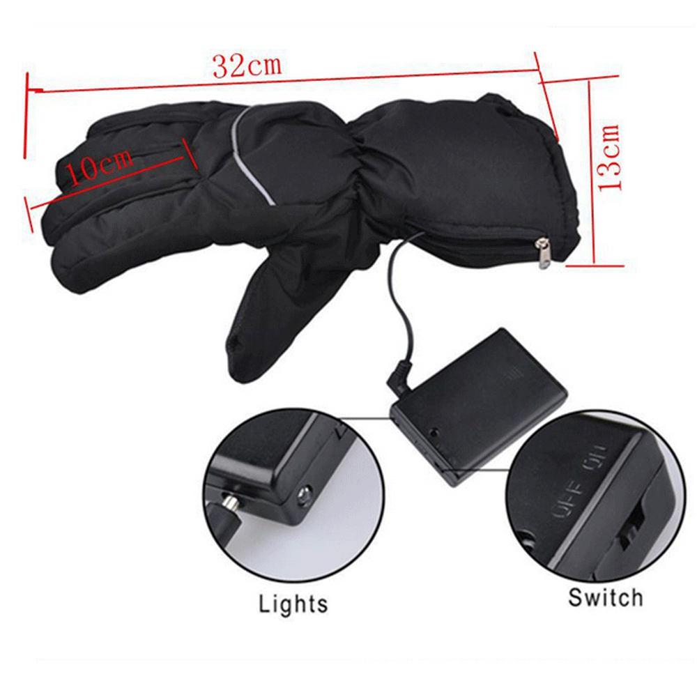 Rechargeable Heated Gloves for Winter Outdoor Activities