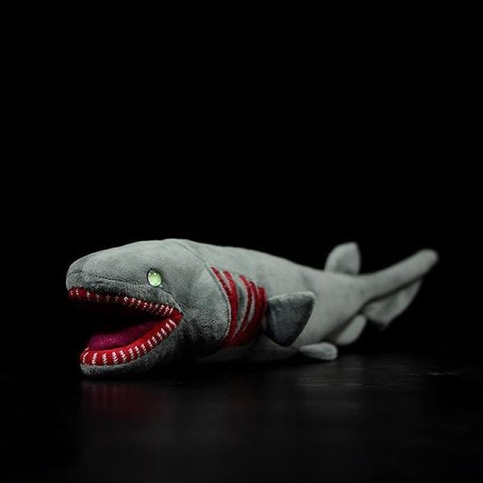 Frilled Shark Plush Stuffed Toy - 20.5 Inch Gray Soft Toy