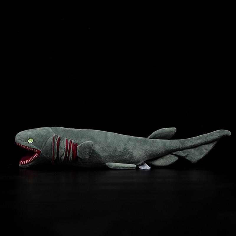 Frilled Shark Plush Stuffed Toy - 20.5 Inch Gray Soft Toy