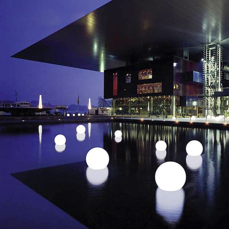 Waterproof RGB LED Garden Ball Light with Remote Control