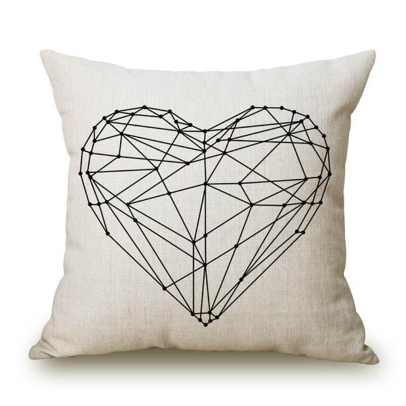 Romantic Modern Cotton Linen Decorative Pillowcases