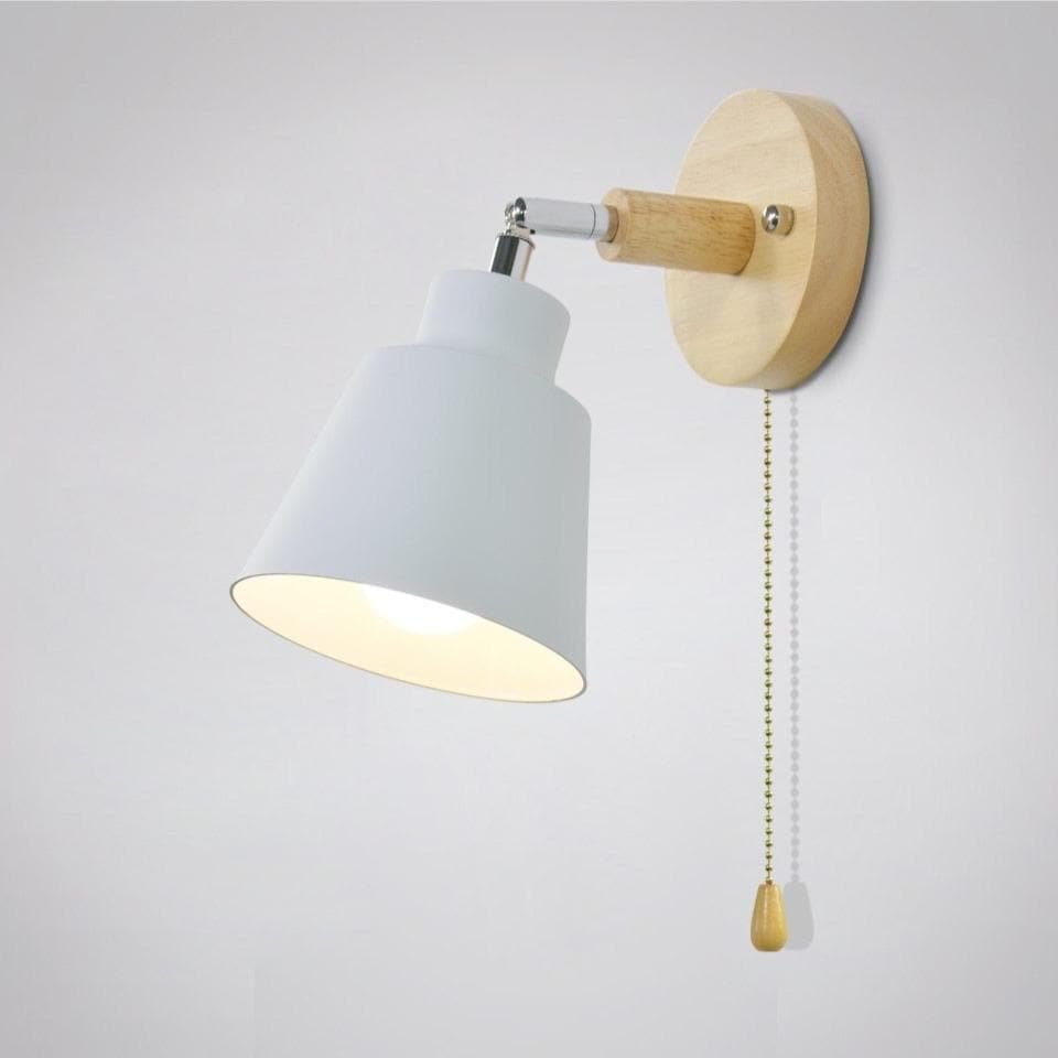 Dimmable Rotating Wall Light with Pull Switch
