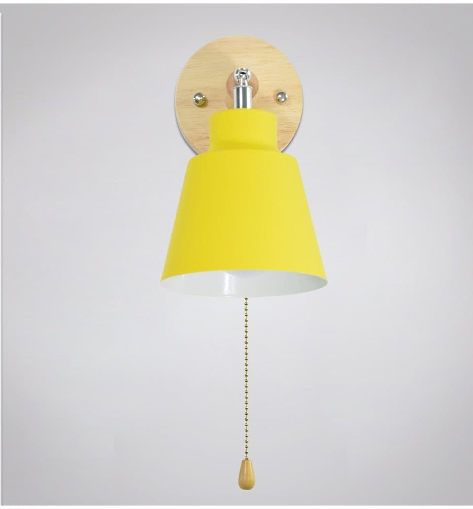Dimmable Rotating Wall Light with Pull Switch