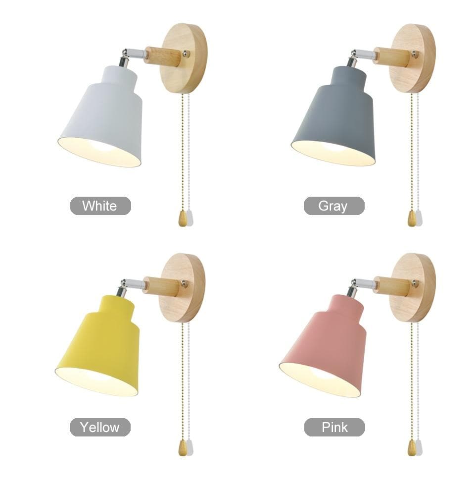 Swivel Wall Lamp with Pull Chain Switch