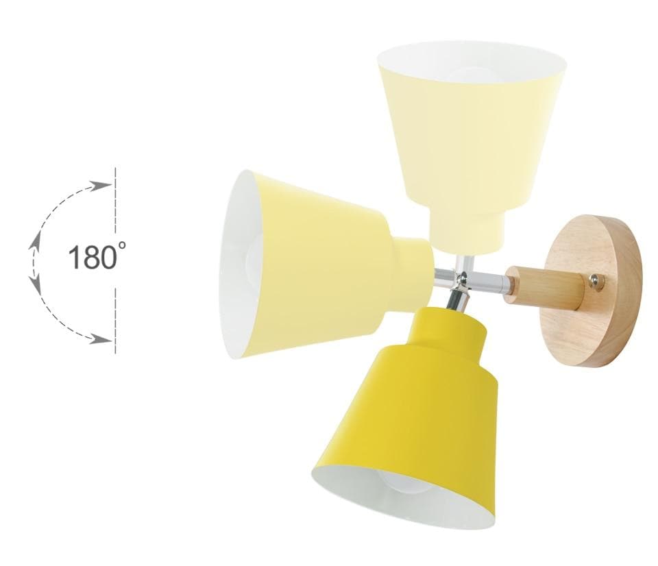 Dimmable Rotating Wall Light with Pull Switch