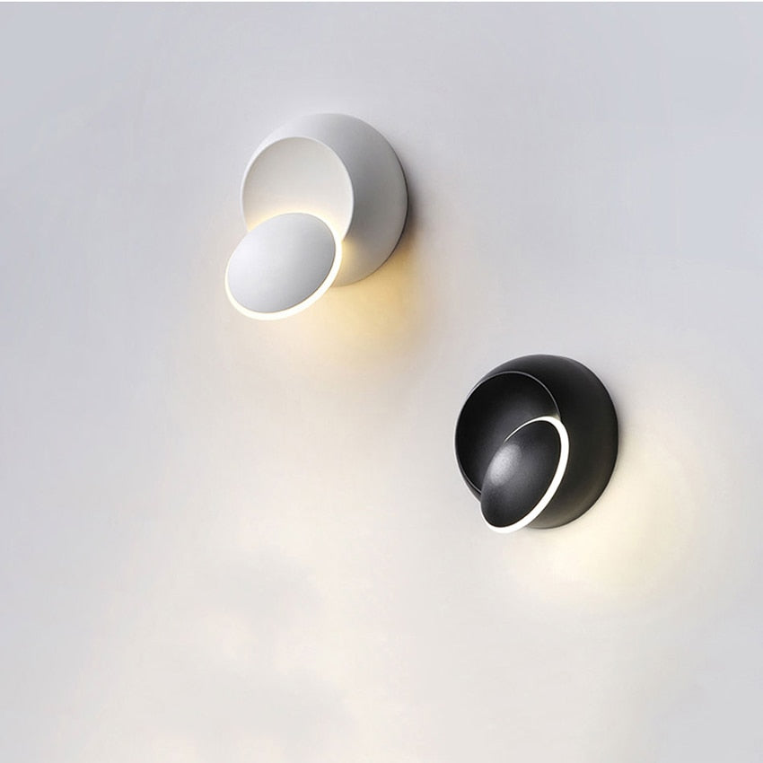 Contemporary LED Wall Light with Frosted Glass