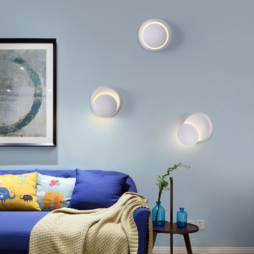Contemporary LED Wall Light with Frosted Glass