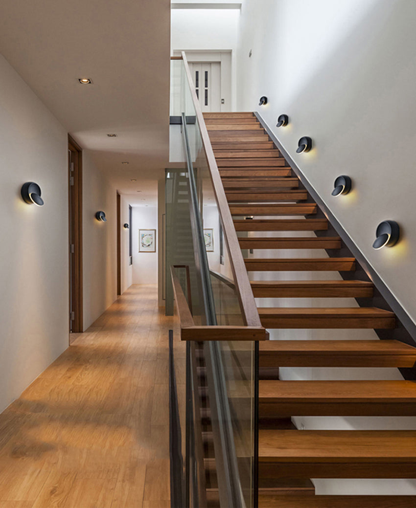 Contemporary LED Wall Light with Frosted Glass
