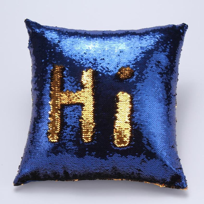 Mermaid Sequin Cushion Cover