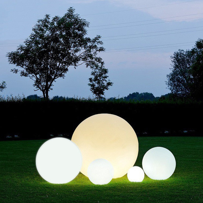 Waterproof RGB LED Garden Ball Light with Remote Control