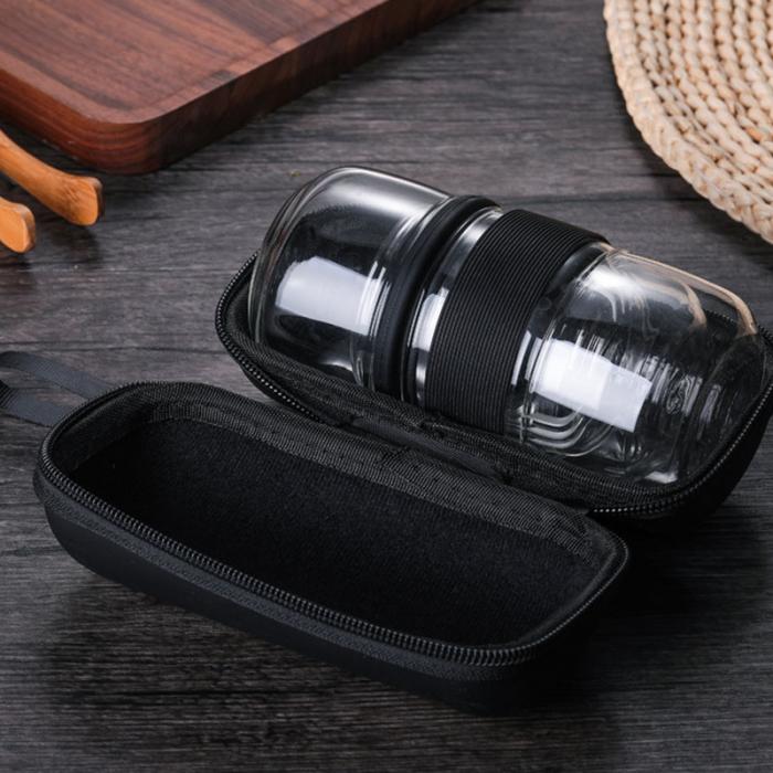Mini Heat-Resistant Glass Travel Teapot