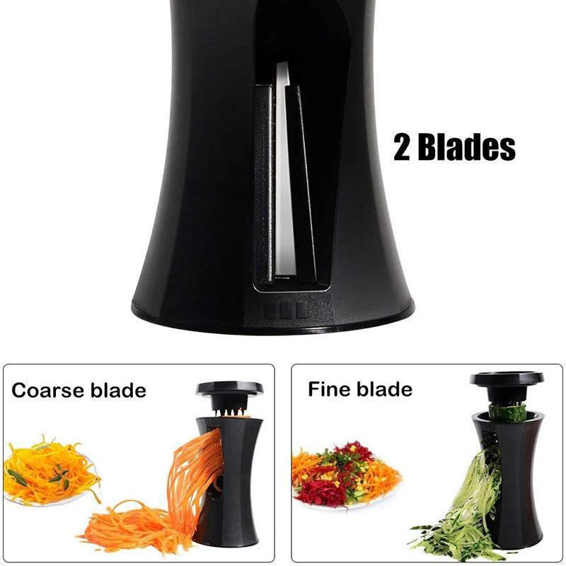 Vegetable Spiralizer with Interchangeable Blades