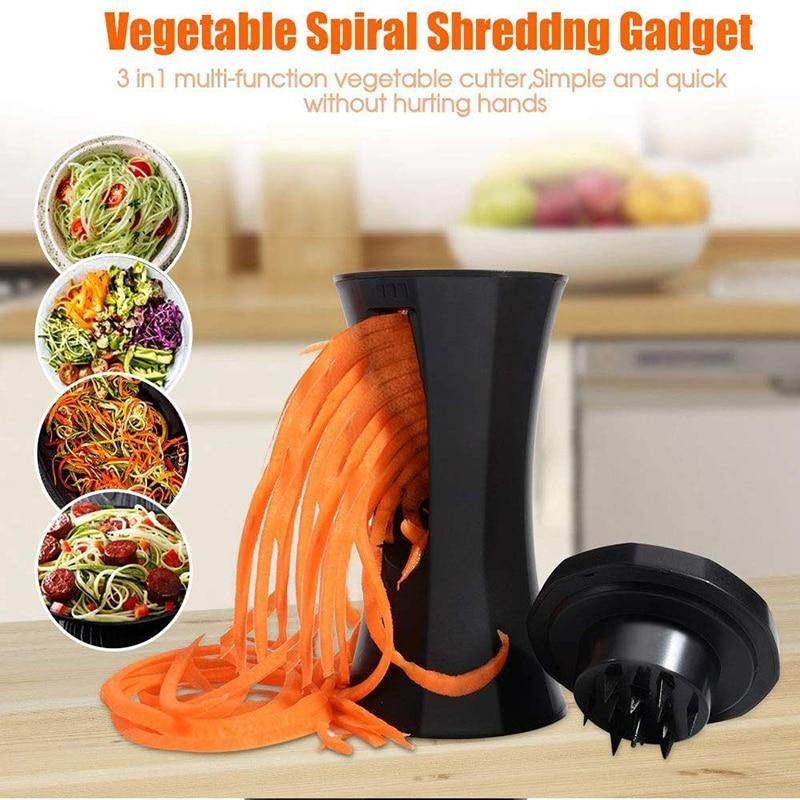 Vegetable Spiralizer with Interchangeable Blades
