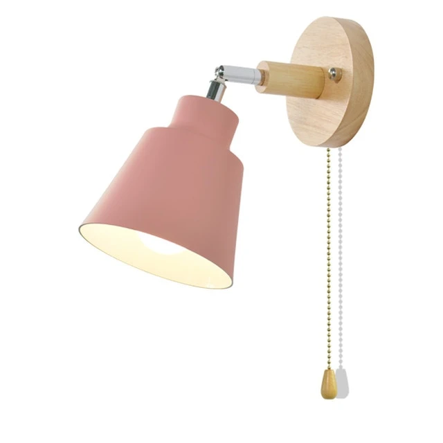 Swivel Wall Lamp with Pull Chain Switch