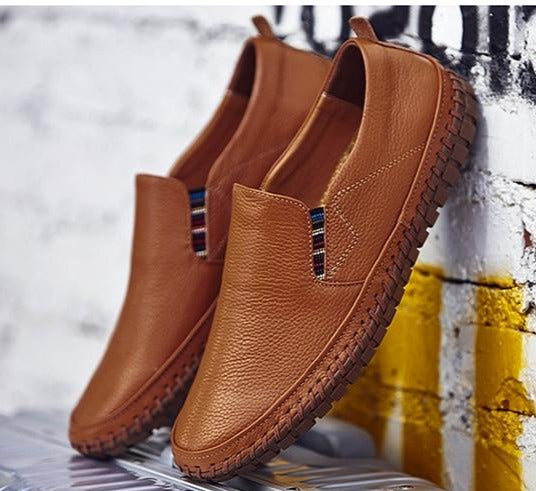 Men's Slip-On Loafers with Flexible Non-Slip Sole for Everyday Comfort