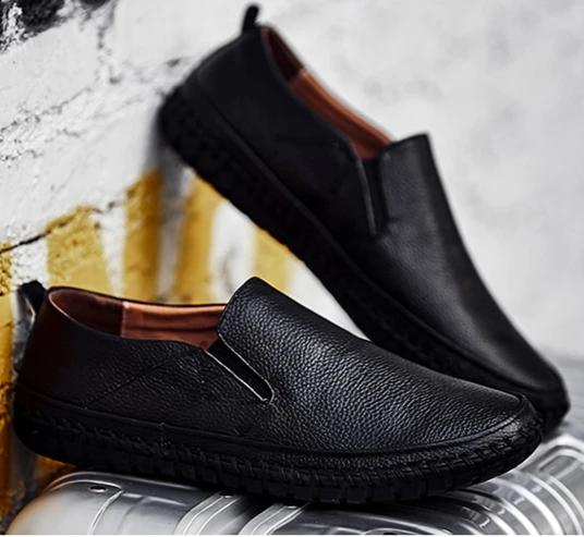 Men's Slip-On Loafers with Flexible Non-Slip Sole for Everyday Comfort