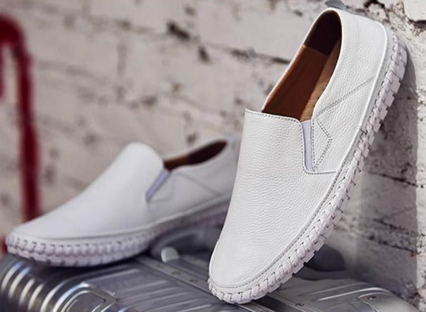 Men's Slip-On Loafers with Flexible Non-Slip Sole for Everyday Comfort