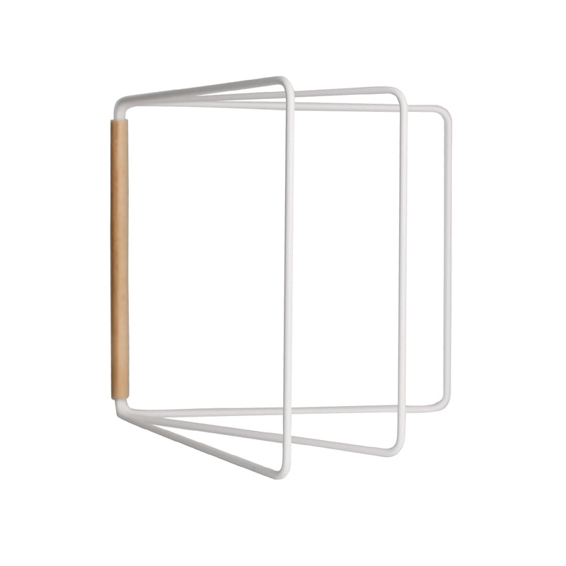 Rotating Modern Kitchen Towel Holder with Wooden Rod