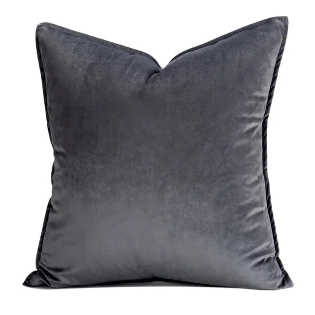 Luxury Velvet Pillowcase with Hidden Zipper