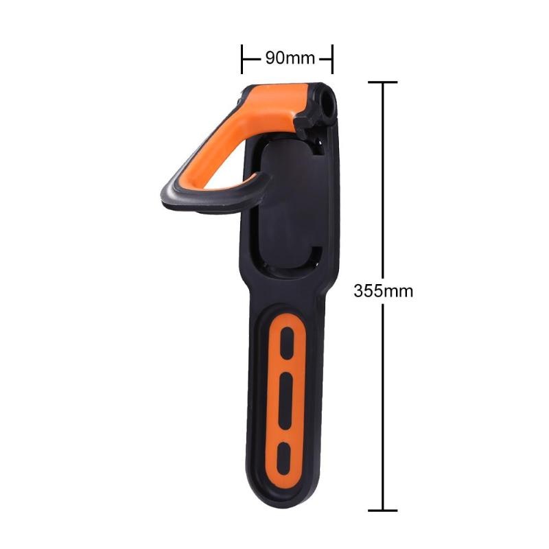 Wall-Mounted Bicycle Rack for All Bike Types - Black Blue