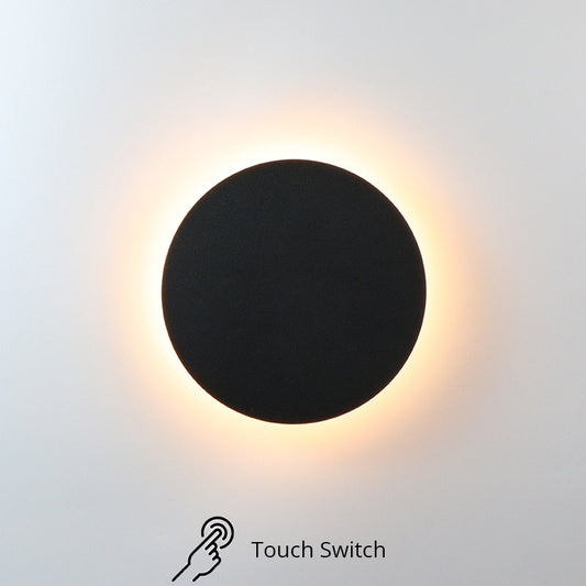 Touch LED Iron Wall Light with Acrylic Shade