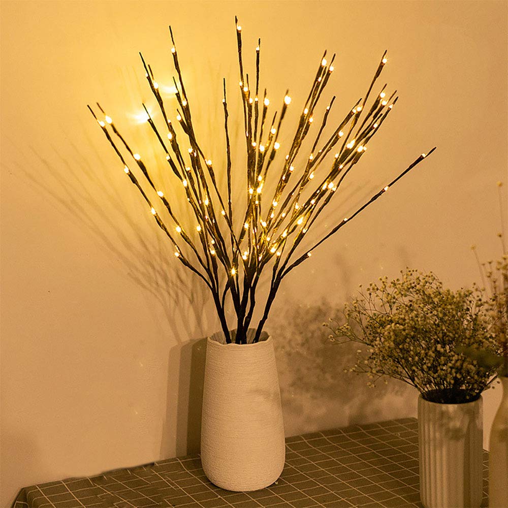 Illuminated Nature-Inspired Branch Table Lamp