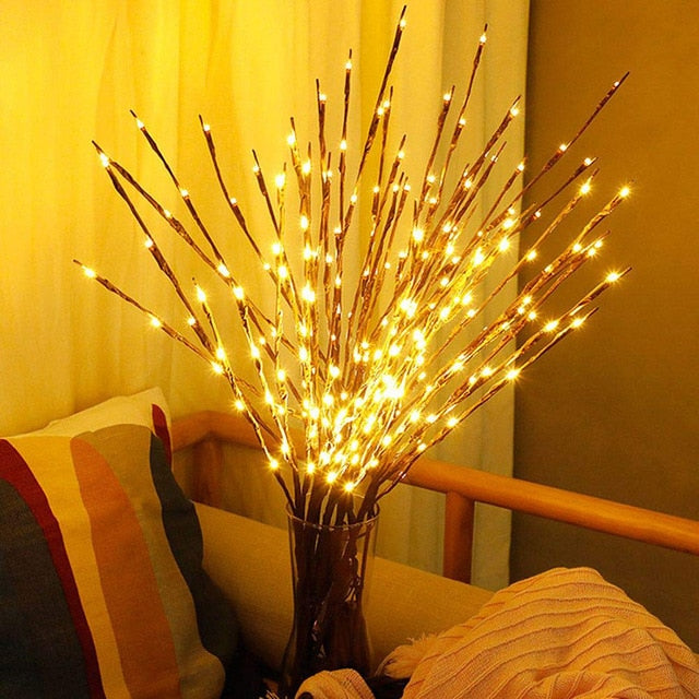Illuminated Nature-Inspired Branch Table Lamp