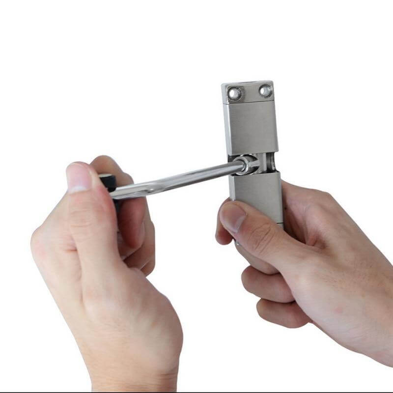 Adjustable Stainless Steel Automatic Door Closer for Up to 30 kg