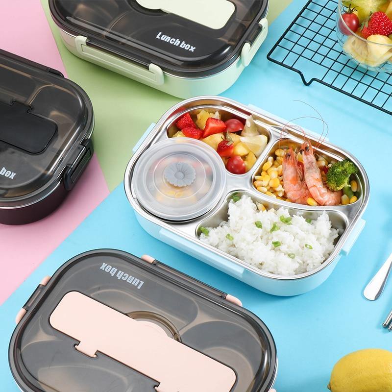 Leak-Proof Stainless Steel Lunchbox Container