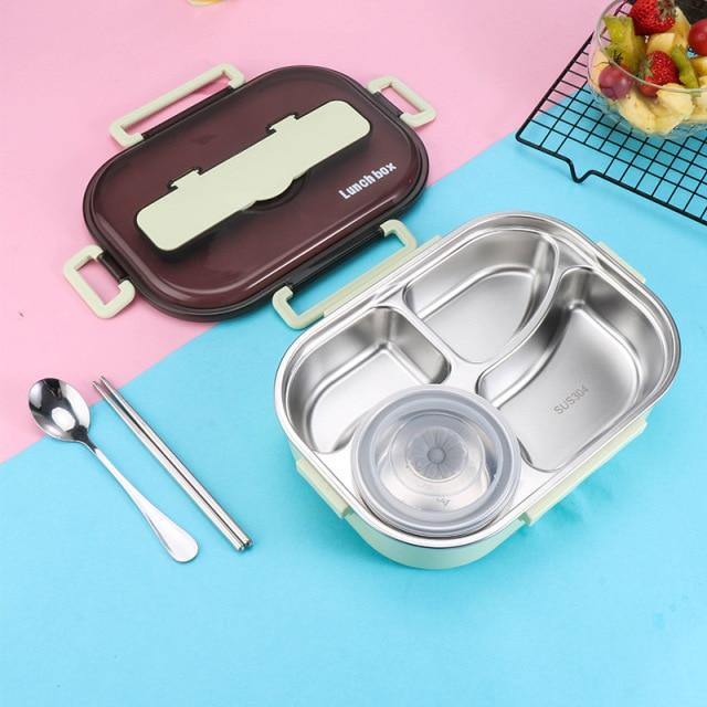 Leak-Proof Stainless Steel Lunchbox Container