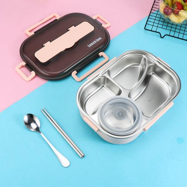 Leak-Proof Stainless Steel Lunchbox Container