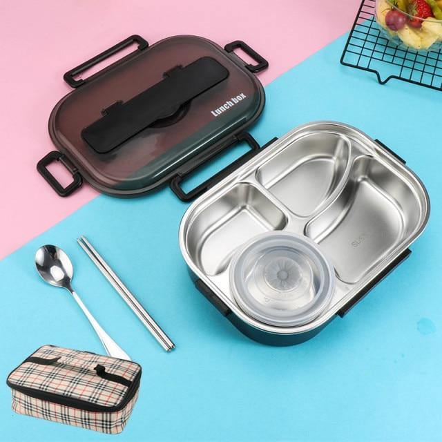Leak-Proof Stainless Steel Lunchbox Container