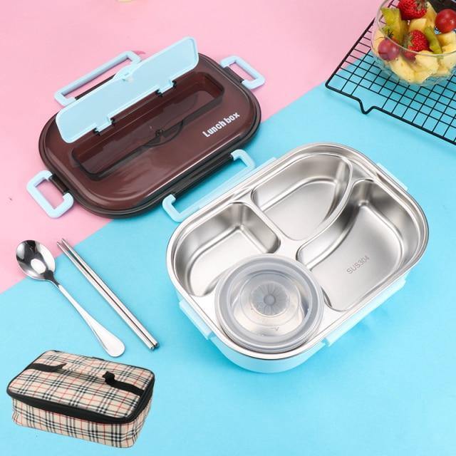 Leak-Proof Stainless Steel Lunchbox Container