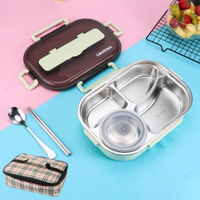 Leak-Proof Stainless Steel Lunchbox Container