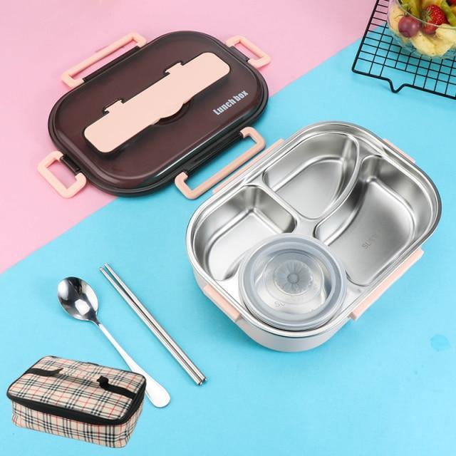 Leak-Proof Stainless Steel Lunchbox Container