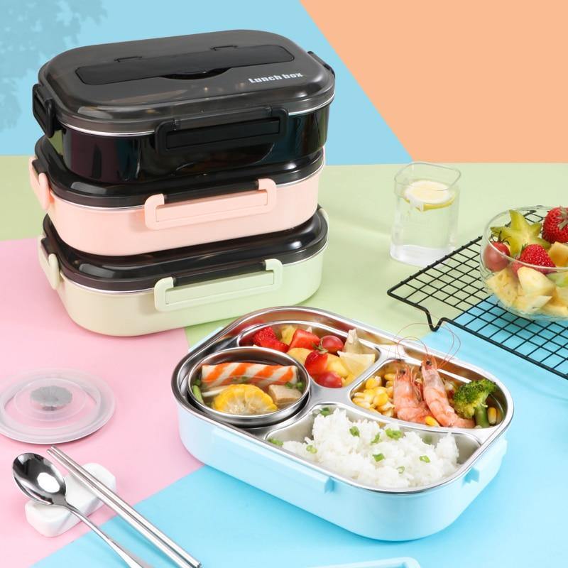 Leak-Proof Stainless Steel Lunchbox Container